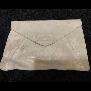 Metallic gold clutch. Soft as butter!